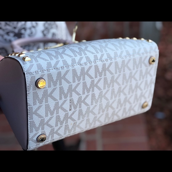 Michael kors Small sandrine studded satchel bag - Picture 5 of 8